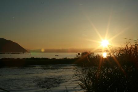 coucher de soleil sur le léman 2